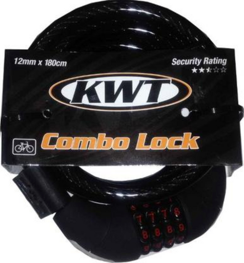 KWT Combo Lock 12mmx180cm 4-digit
