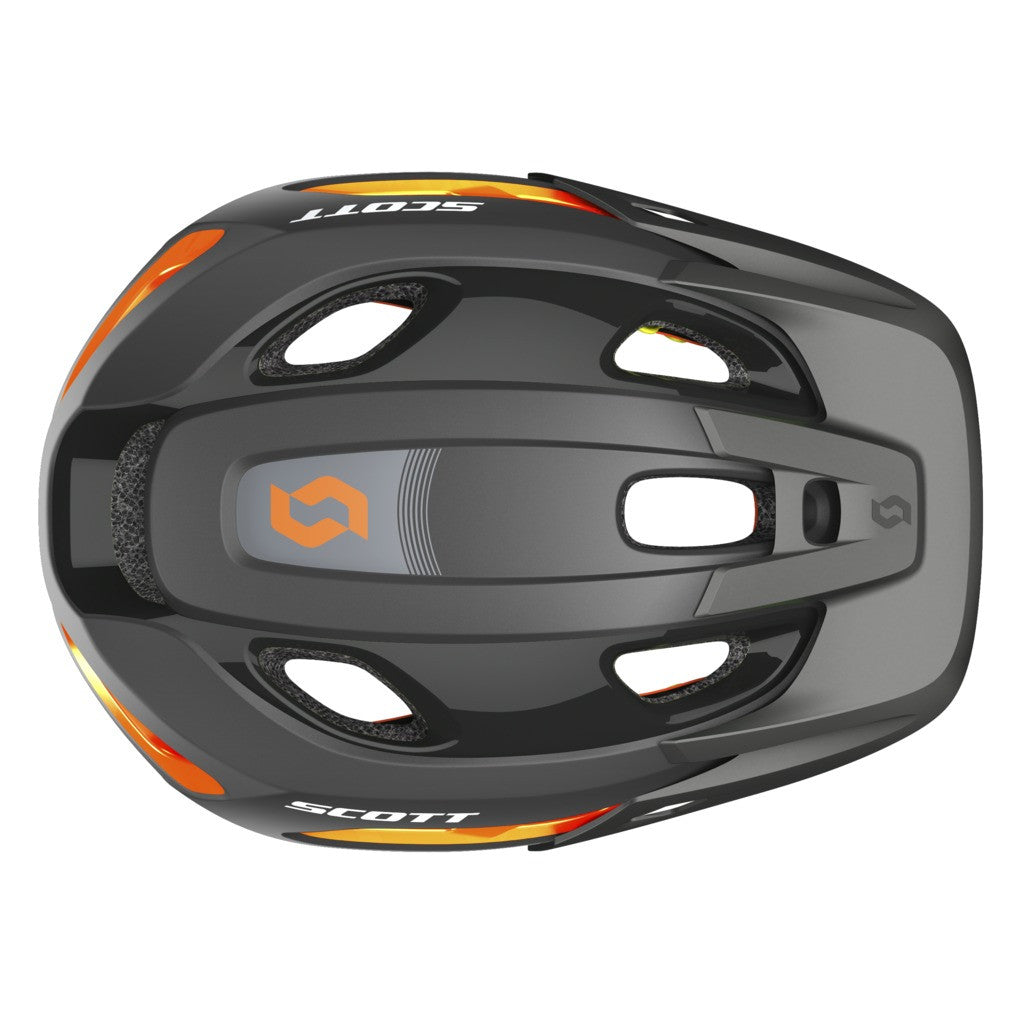 scott stego mtb helm Scott Stego Helmet - Black/Orange Matt